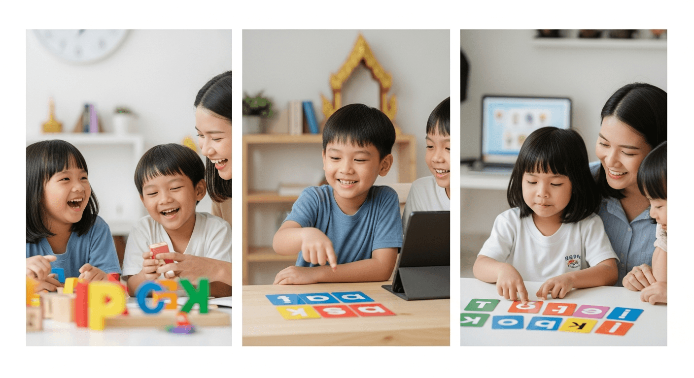 เทคนิคสอนลูกประถมอ่านภาษาอังกฤษผ่านการเล่น: พลังของ Phonics และแนวทางการเรียนรู้ยุคใหม่