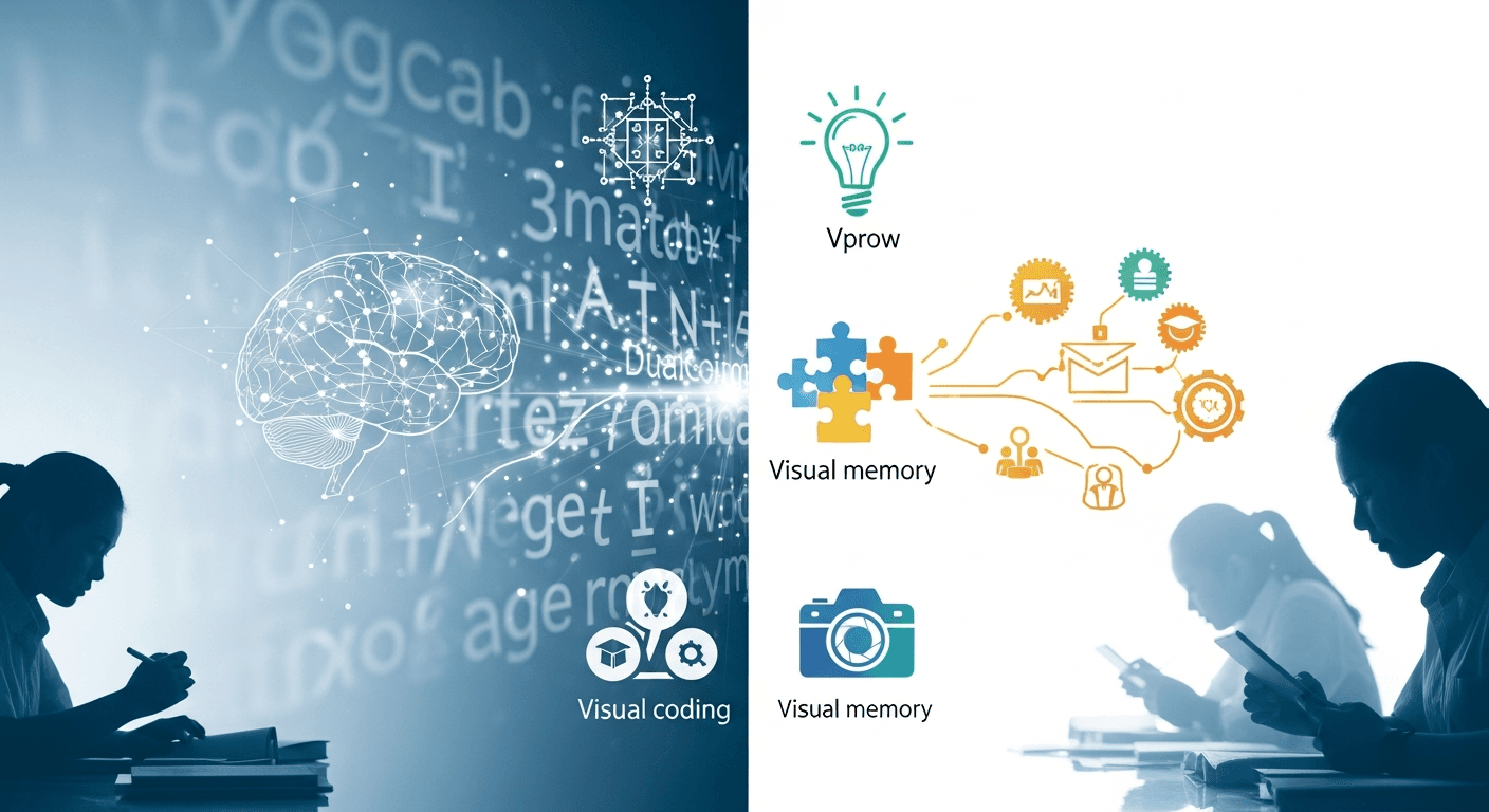 เทคนิค Dual Coding: เคล็ดลับเปลี่ยน 'ตัวหนังสือ' เป็น 'ภาพจำ' ให้การเรียนเป็นเรื่องง่ายและจำแม่นขึ้น