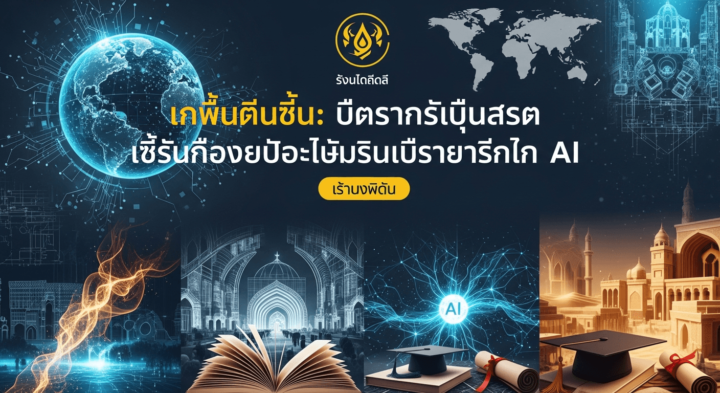 เจาะลึกทุนวิศวะตะวันออกกลาง: ทางเลือกใหม่ระดับโลกสำหรับนักเรียนไทย พร้อมเทคนิคคว้าทุนเต็มจำนวนด้วย AI