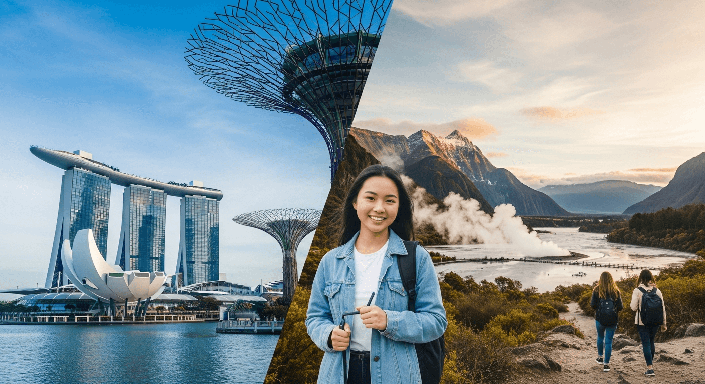 เปิดประตูสู่โอกาสระดับโลก: เจาะลึกทุนการศึกษาเรียนต่อสิงคโปร์และนิวซีแลนด์ ทางเลือกสุดคุ้มสำหรับนักเรียนไทย