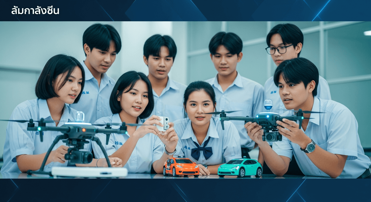 อาชีพแห่งอนาคต: เจาะลึกเส้นทาง "นักบินโดรน" และระบบขนส่งไร้คนขับ โอกาสสร้างรายได้สูงที่เด็กสายวิทย์-ศิลป์ไม่ควรพลาด
