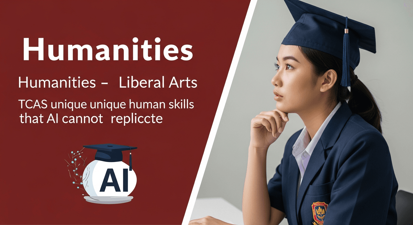 อนาคตที่ AI ทำแทนไม่ได้: ทำไมคณะสายมนุษยศาสตร์และศิลปศาสตร์ถึงสำคัญกว่าที่เคยในยุค TCAS