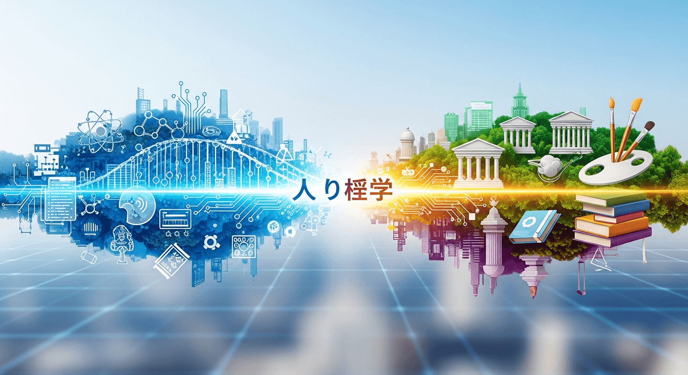 文理の壁を打ち破る！「文理融合」学部への進学戦略：AI時代のキャリア形成術