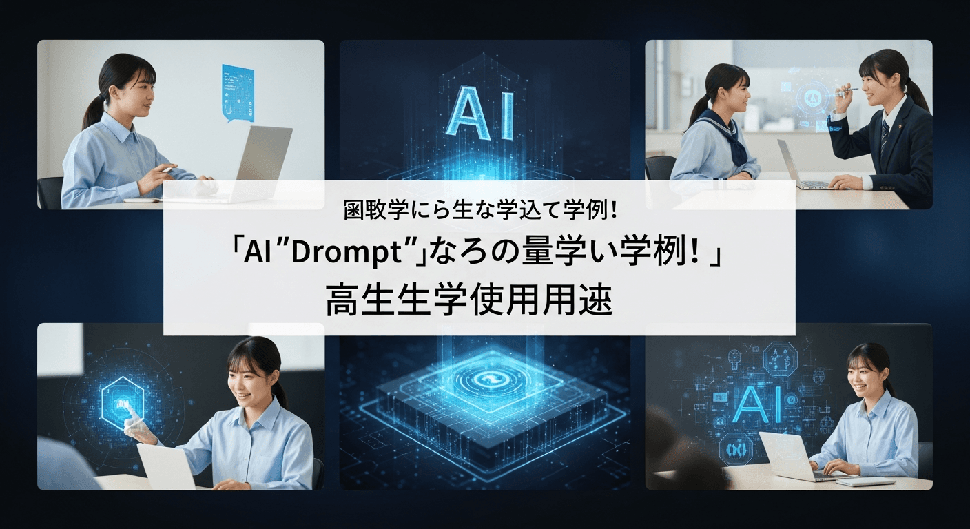 志望校合格を引き寄せる！AIを最強の味方にする「プロンプト」活用術：高校生のための勉強ハック