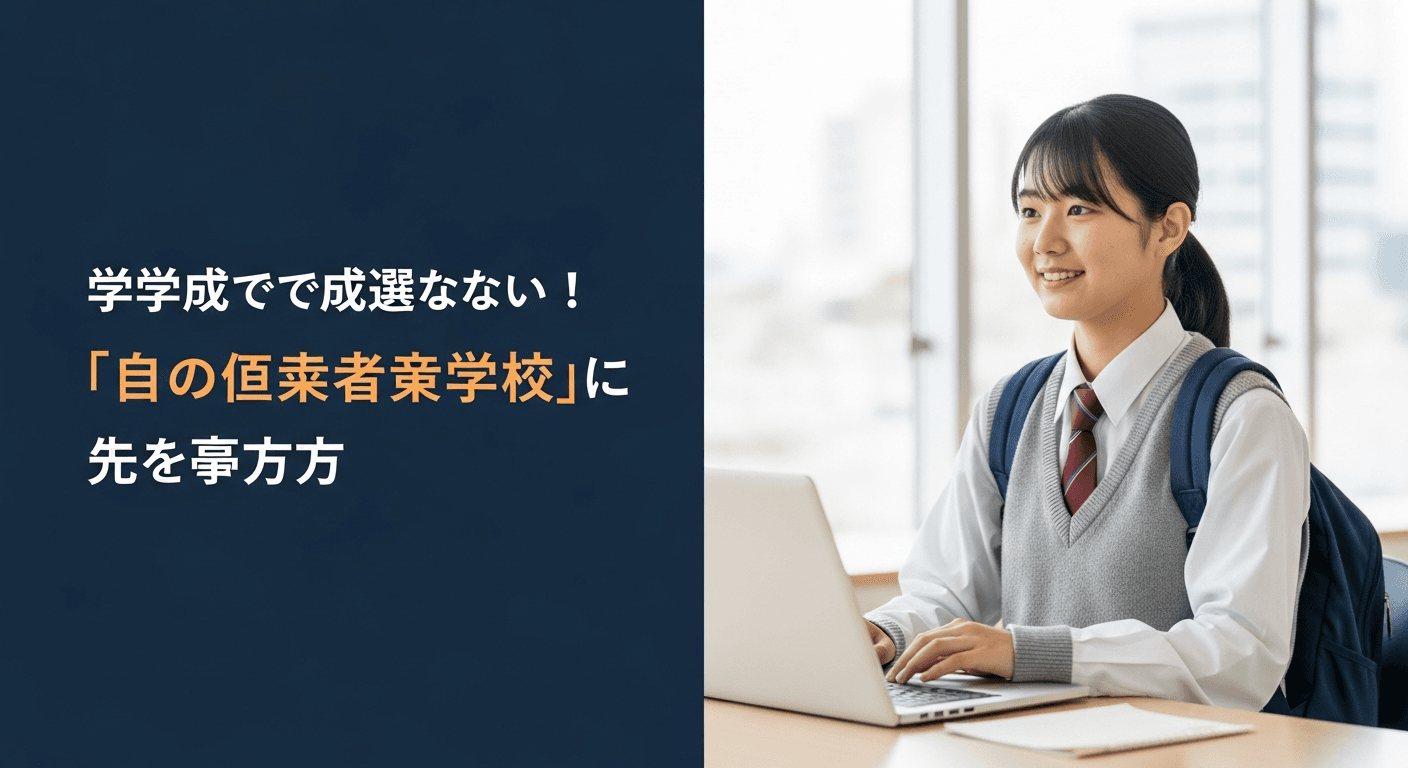 偏差値だけで選ばない！自分らしく輝ける「隠れた名門校」の見つけ方