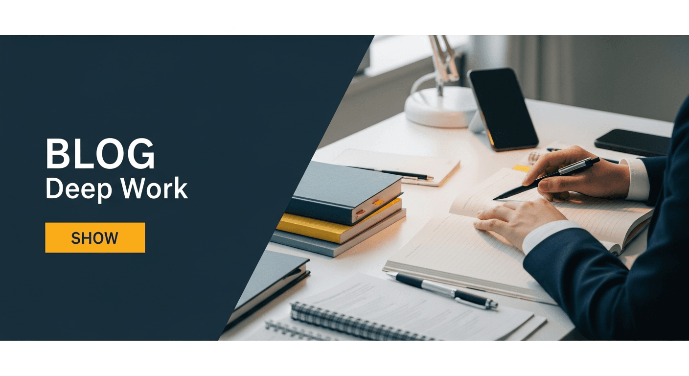受験勉強の質を劇的に変える「ディープ・ワーク」入門：スマホの誘惑を断ち切り、集中力を最大化する方法