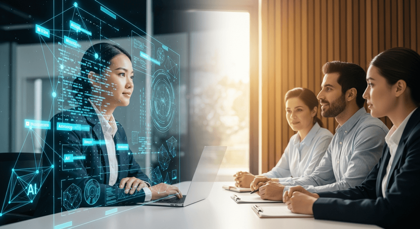 「面試雙軌制」攻略：教你同時征服 AI 演算法與真人考官的錄取之道