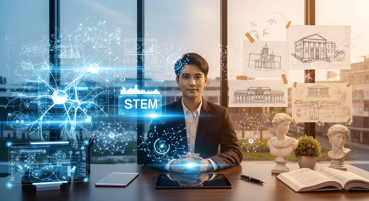 วิถีใหม่ของการเลือกคณะ: เจาะกลยุทธ์ Hybrid Major ผสานศาสตร์ STEM และมนุษยศาสตร์ให้เป็น ‘เด็กสายผสม’ ที่มหาวิทยาลัยทั่วโลกต้องการ