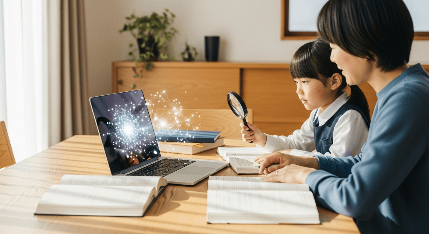 「AIに頼る」から「AIと考える」へ:小学生の探究心を育む「検証型」活用術