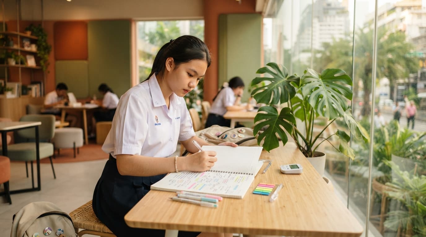 วิธีตะลุยโจทย์ข้อสอบเก่าให้ได้คะแนนพุ่ง: เจาะลึกระบบ 4 ขั้นตอน สมุดบันทึกข้อผิดพลาด และเทคนิควิเคราะห์เกณฑ์เฉลย