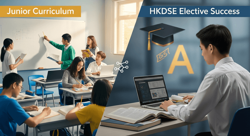The Junior-Curriculum Strategic Split: Evaluating S1 Specialized Streams to Optimize Future HKDSE Elective Success