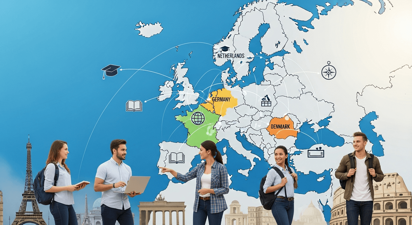 The Continental Pivot: Accessing World-Class English-Taught Degrees Across Europe with Your IA-Level Qualifications