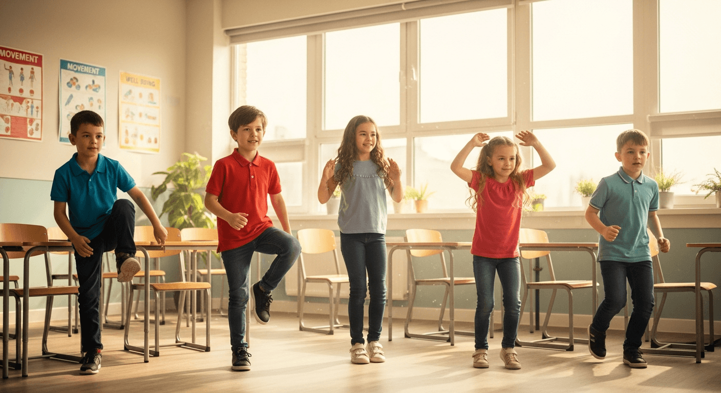 The Attention Reset: Implementing Movement Breaks to Improve Focus and Productivity in Primary Learners