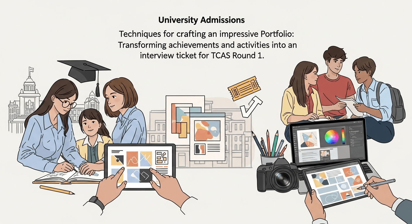 เทคนิคปั้น Portfolio ให้เข้าตากรรมการ: เปลี่ยนผลงานและกิจกรรมให้เป็นตั๋วเรียกสัมภาษณ์ TCAS รอบ 1