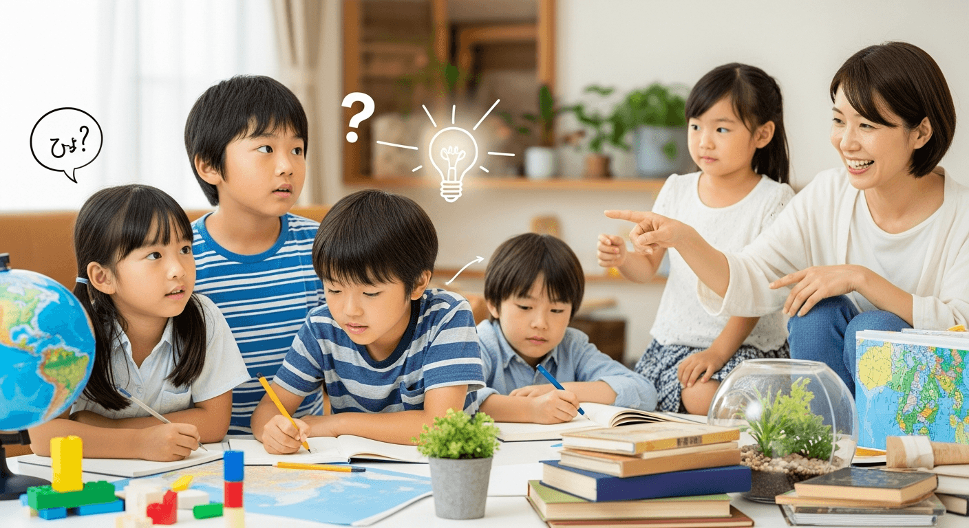 子どもの「なぜ?」が成績を伸ばす鍵!家庭で育む「探究型学習」と21世紀型思考力の育て方