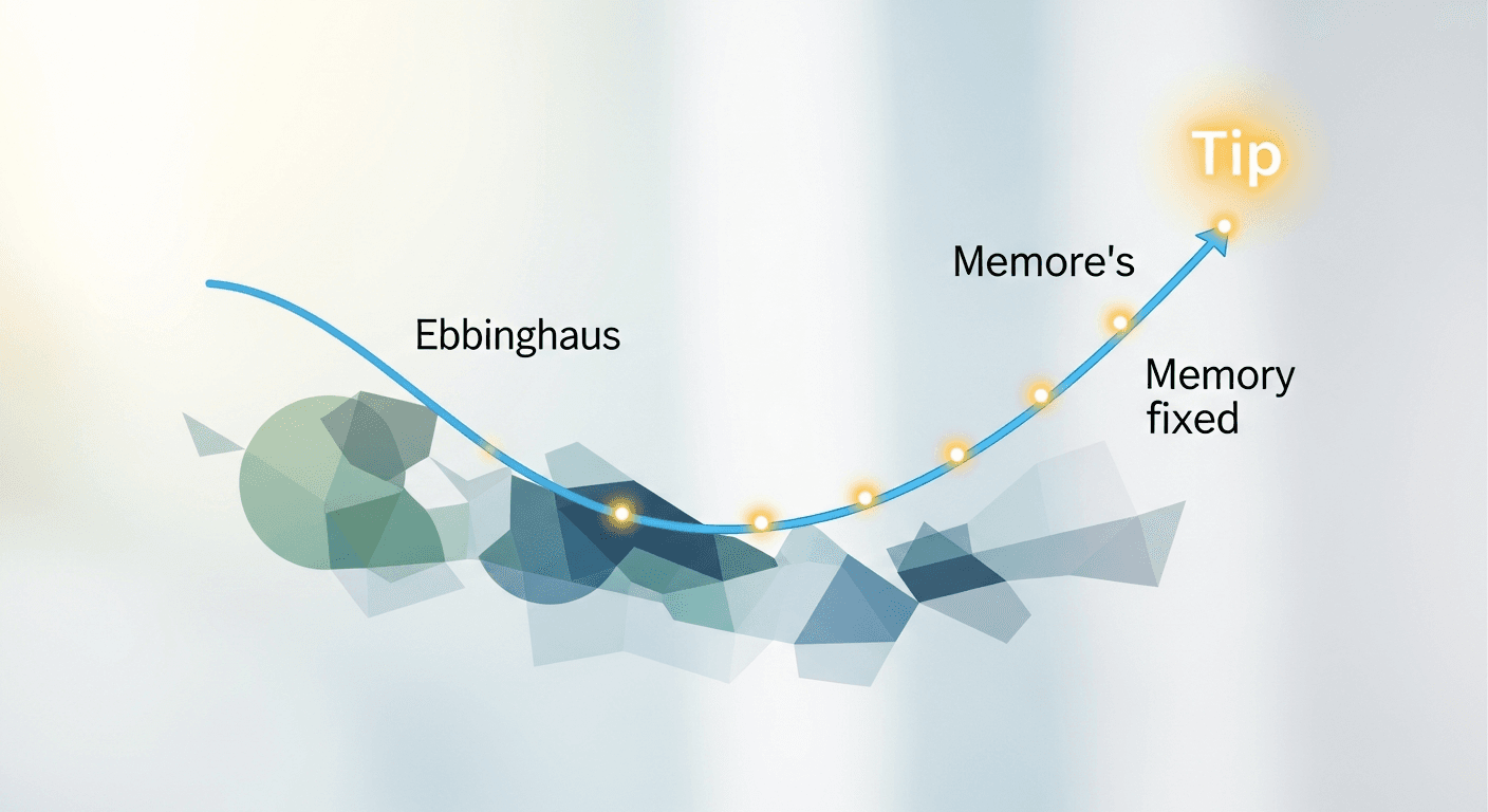 「忘れた」を武器にする!忘却曲線を攻略し、AIで記憶を定着させる最強の勉強法