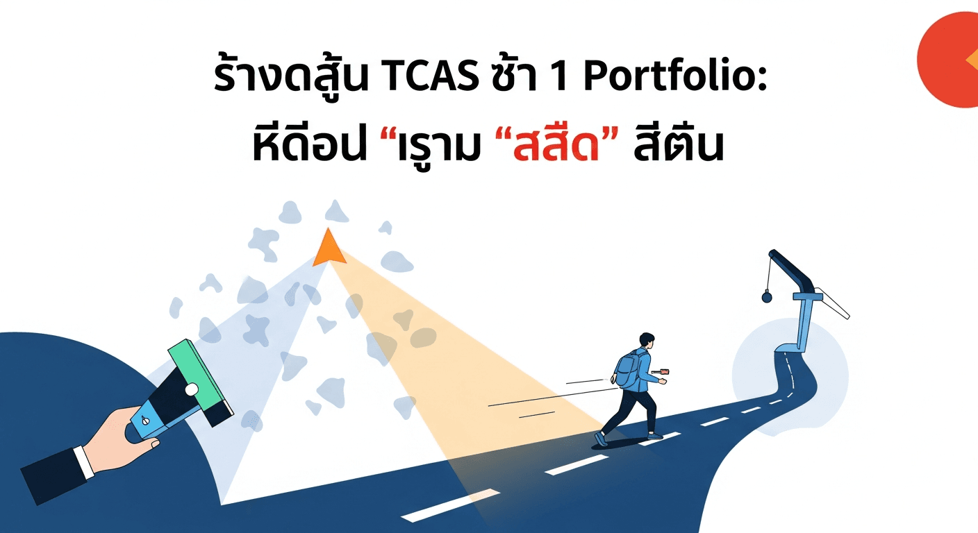 ติดมหา’ลัยก่อนใครด้วย TCAS รอบ 1 Portfolio: ใช้ ‘ความสามารถพิเศษ’ แซงหน้าสนามสอบ