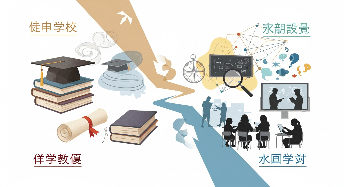 中学校選びのジレンマ:伝統的な「進学実績」か、次世代の「探究学習」か?親が知っておくべき最新トレンド