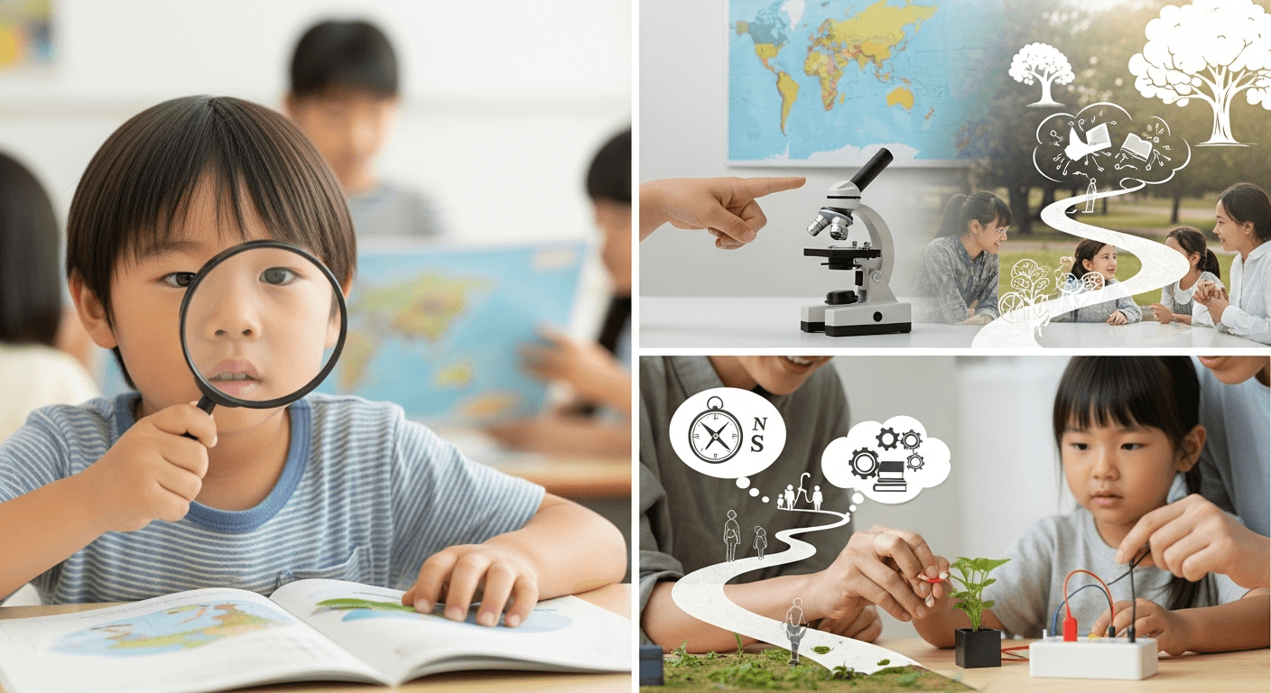 【新学習指導要領】理科・社会で「思考力」を伸ばすには?中学受験と将来に直結する探究学習の進め方