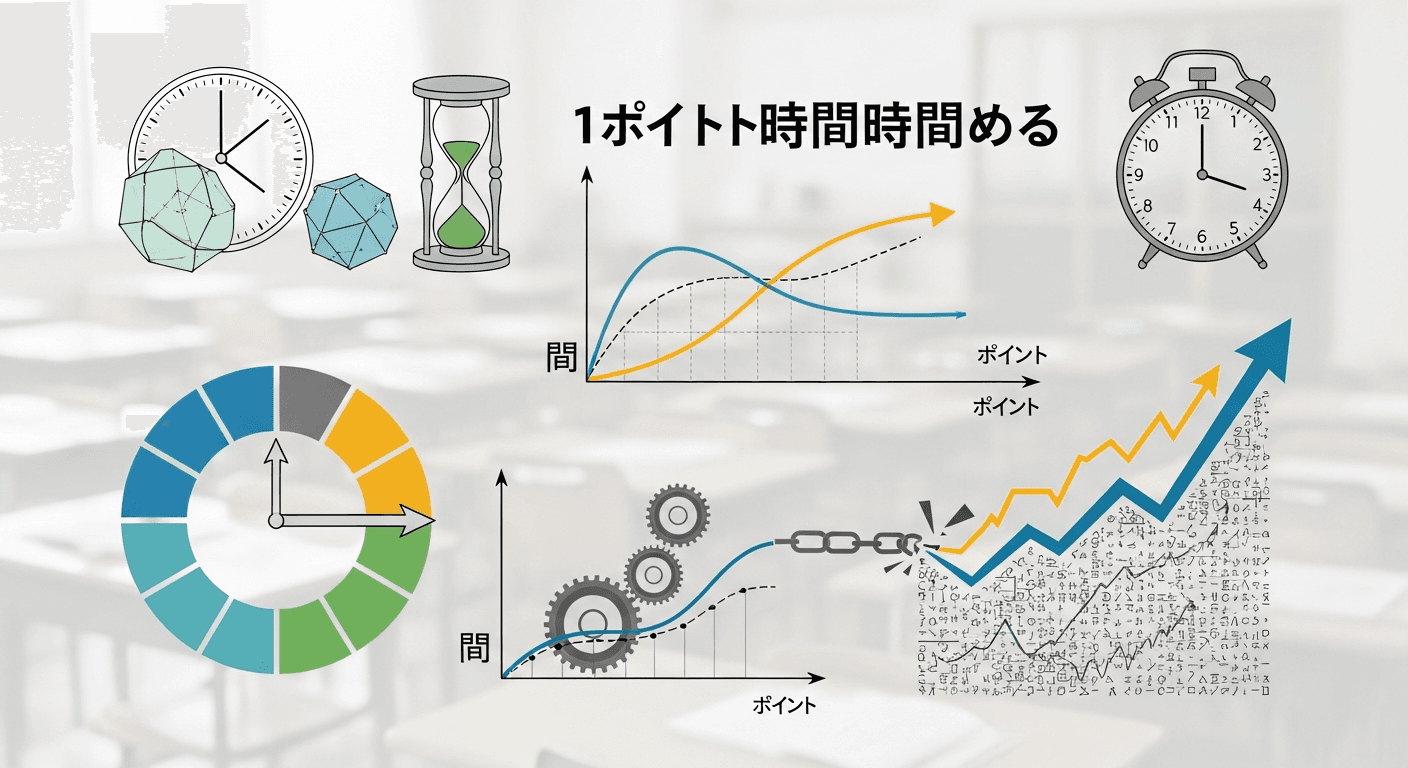 共通テスト数学の「時間不足」を打破する!1点あたりの時間配分(Point-to-Minute Ratio)で攻略する時間管理術