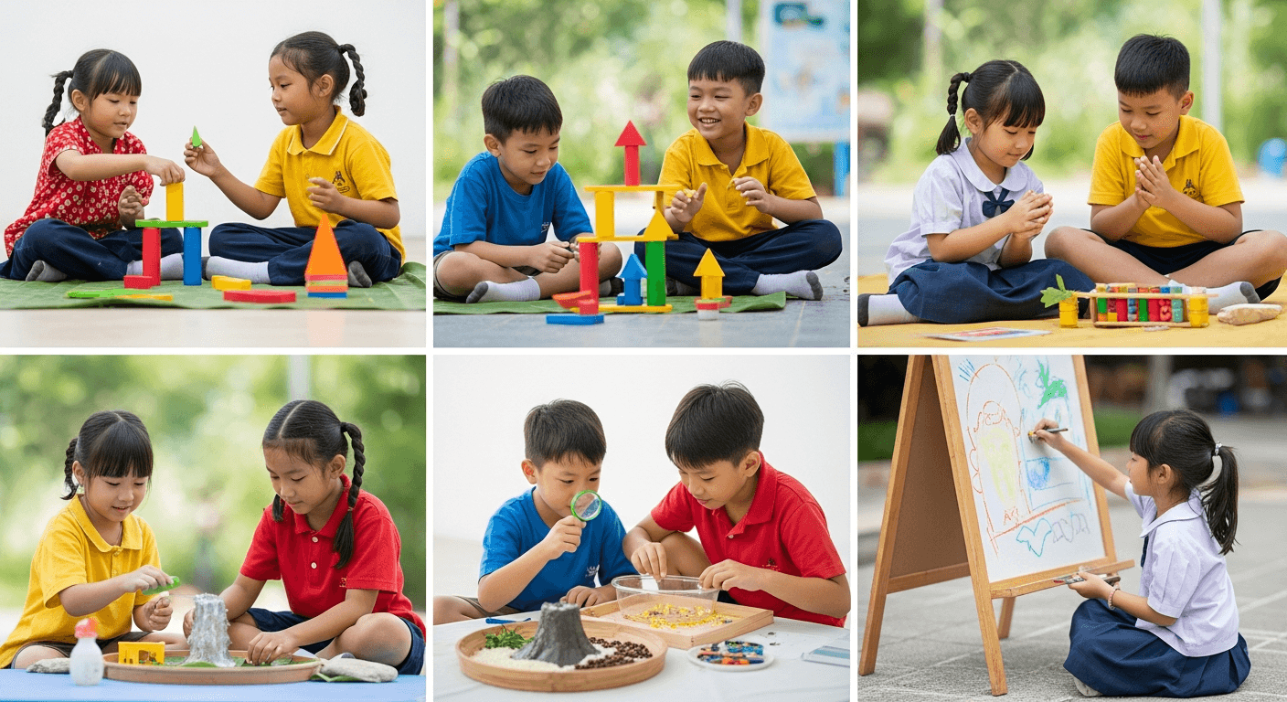 เรียนผ่านการเล่น: ปลุกพลัง Kinesthetic Learning ช่วยลูกประถมไทยเรียนเก่งแบบไม่เครียดและจำแม่น