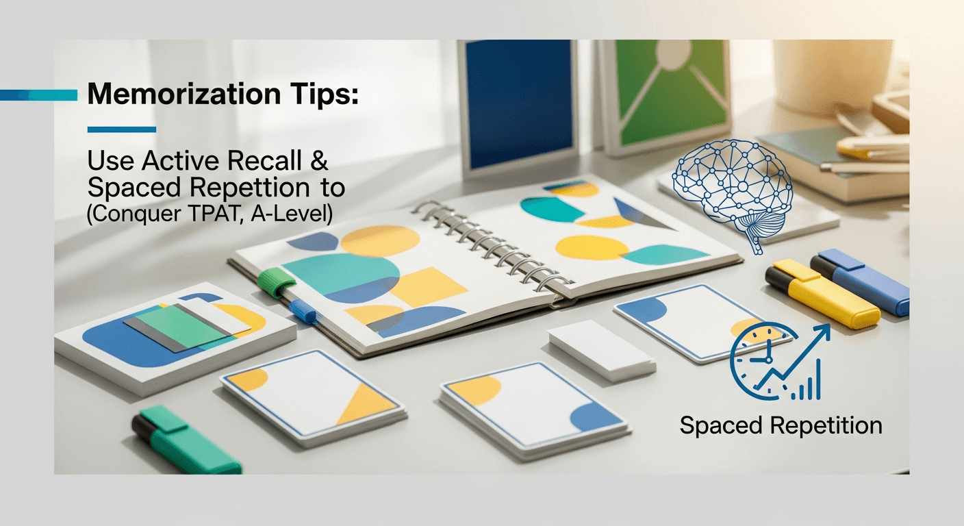 เคล็ดลับจำแม่น: ใช้ Active Recall & Spaced Repetition พิชิตสนามสอบ TCAS (TGAT, TPAT, A-Level)