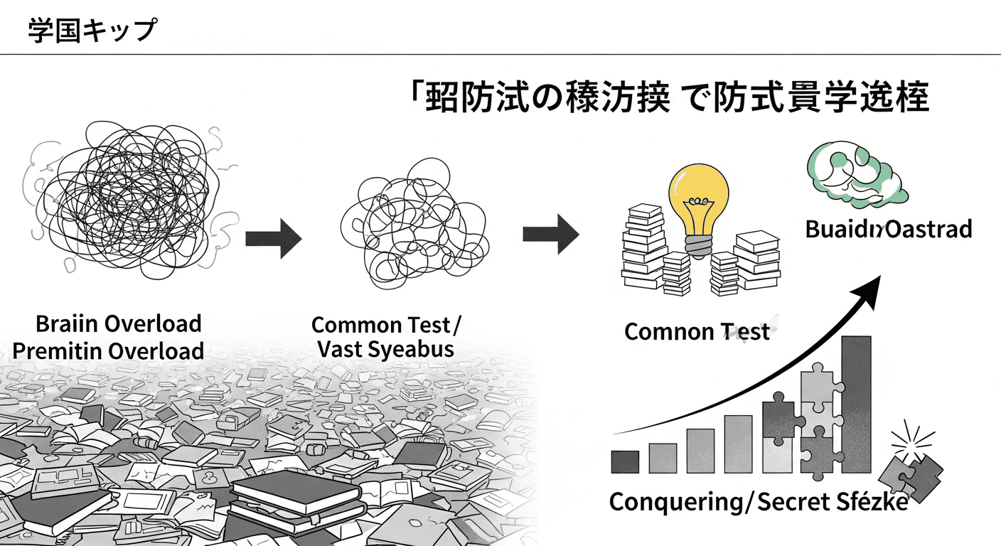 脳のパンクを防ぐ!「認知負荷理論」で共通テストの膨大な試験範囲を攻略する極意