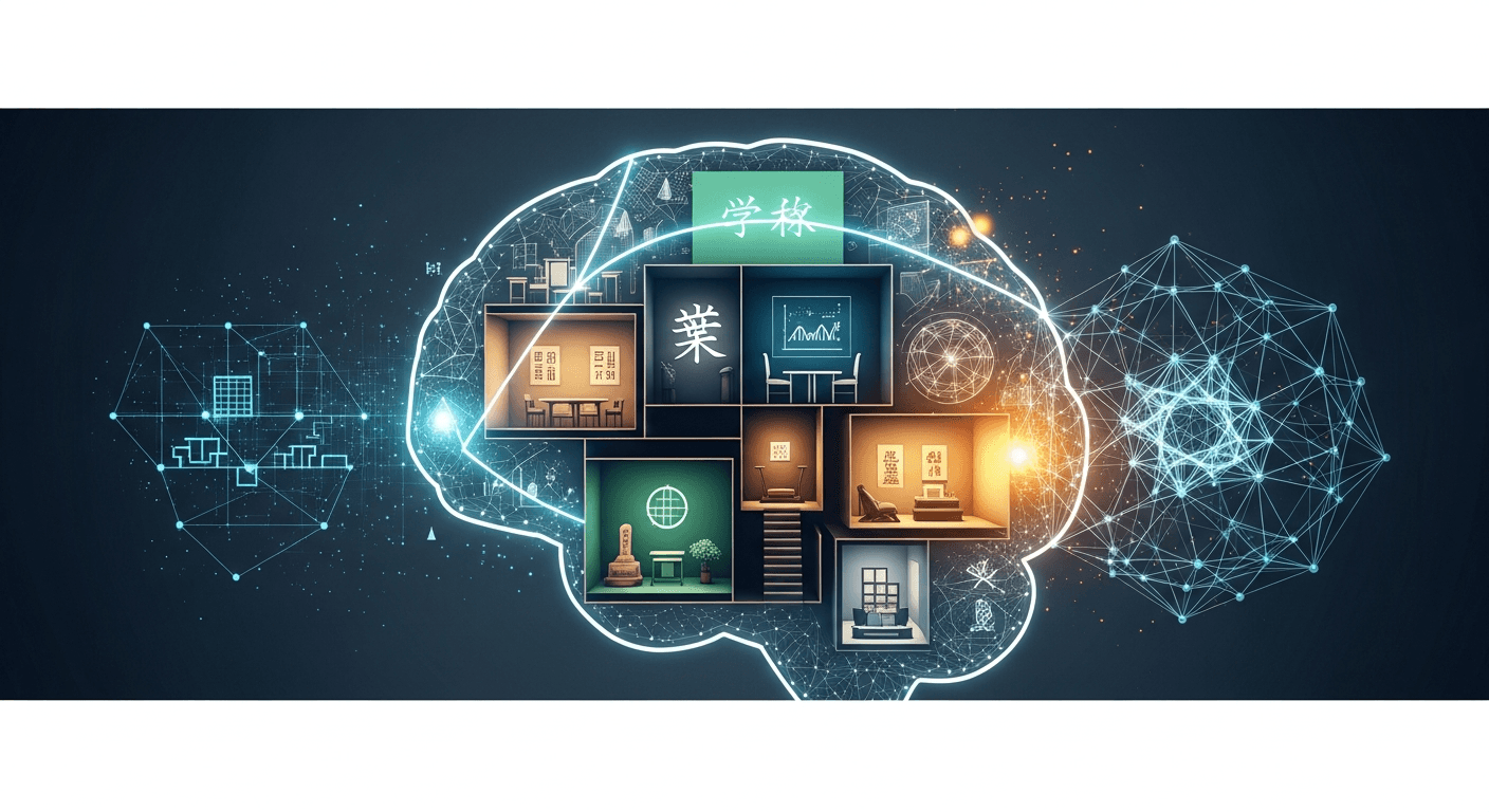 「場所法」で暗記を攻略:共通テストや定期テストで差をつける「記憶の宮殿」の作り方とAI活用術