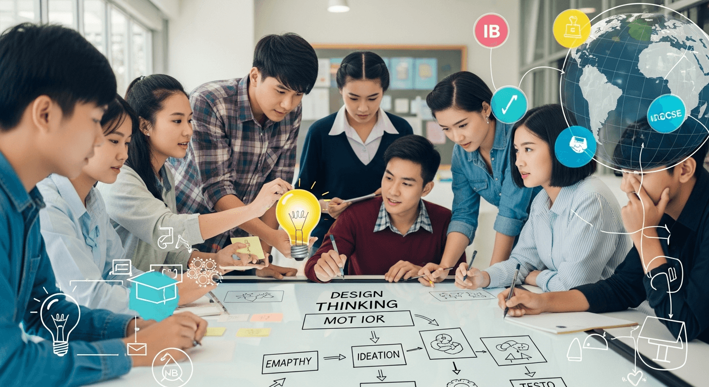 ถอดรหัส Design Thinking: ใช้กระบวนการคิดเชิงออกแบบพิชิต Case Study ในหลักสูตรนานาชาติ (IB, IGCSE, A-Level)