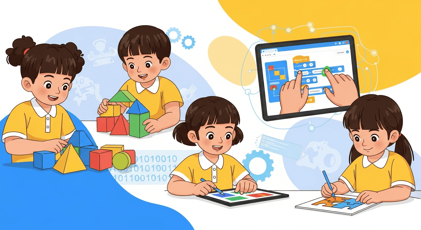 ปูพื้นฐาน Computational Thinking ให้ลูกประถม: ทางลัดสู่ความเป็นเลิศด้านคณิตศาสตร์และทักษะแห่งอนาคต