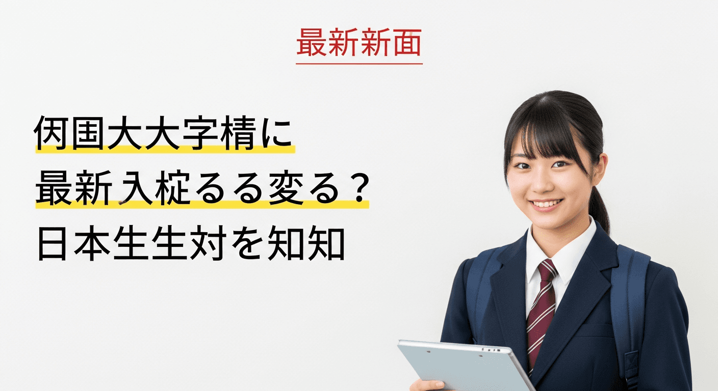 海外大学の英語要件に異変?日本の高校生が知っておくべき最新の入試トレンドと対策