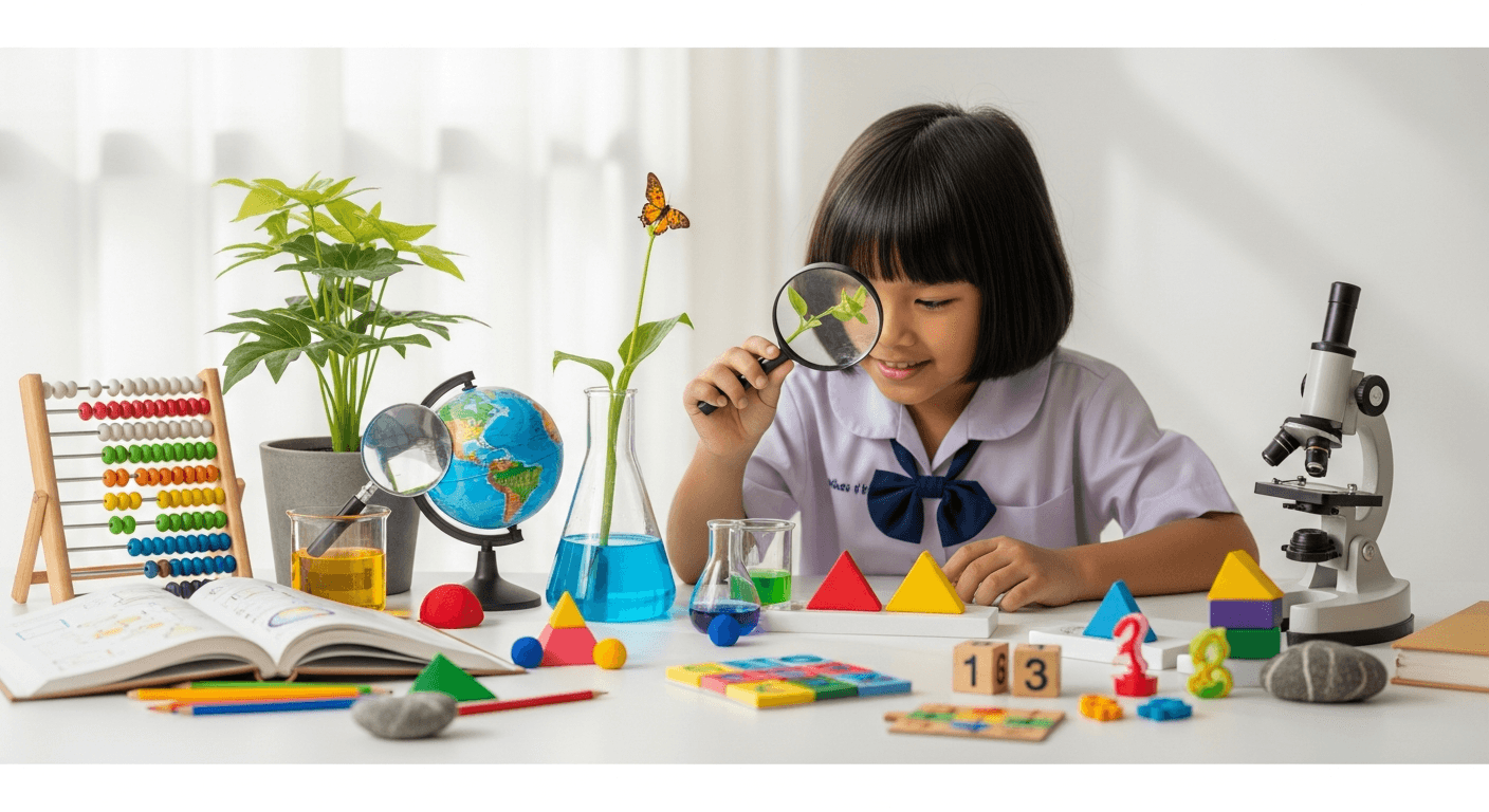 ปูพื้นฐานวิทยาศาสตร์ระดับประถม: กุญแจสำคัญสู่ความสำเร็จในสายวิทย์-คณิต และการเตรียมตัวเข้า ม.1