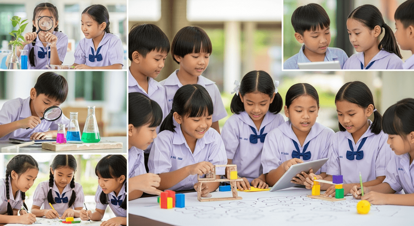 ปูพื้นฐาน STEAM และ Design Thinking ตั้งแต่ประถม: เคล็ดลับสร้างทักษะนวัตกรเพื่ออนาคตในยุค AI