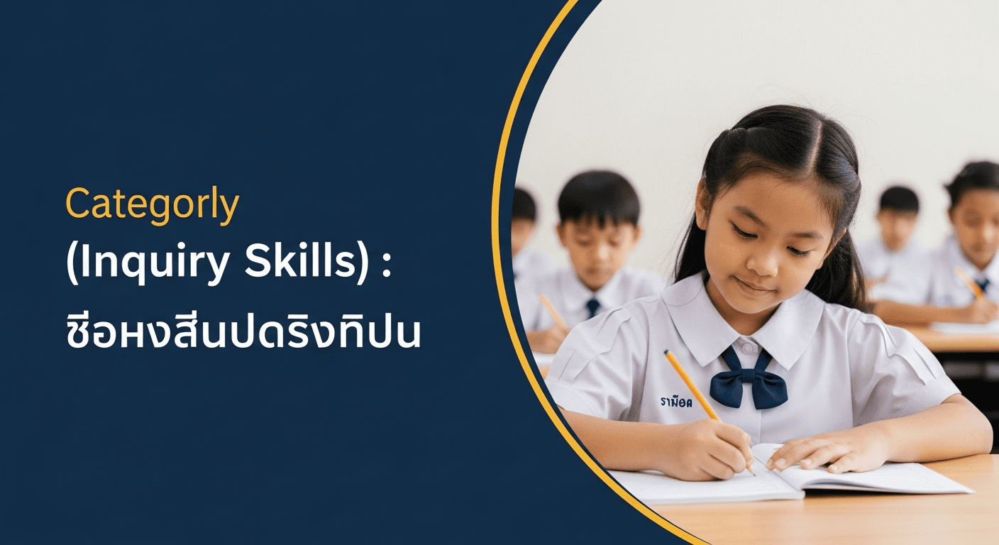 ปูรากฐานทักษะการสืบเสาะ (Inquiry Skills): เคล็ดลับปั้นลูกวัยประถมให้คิดวิเคราะห์เป็น เพื่อก้าวสู่ความสำเร็จในอนาคต