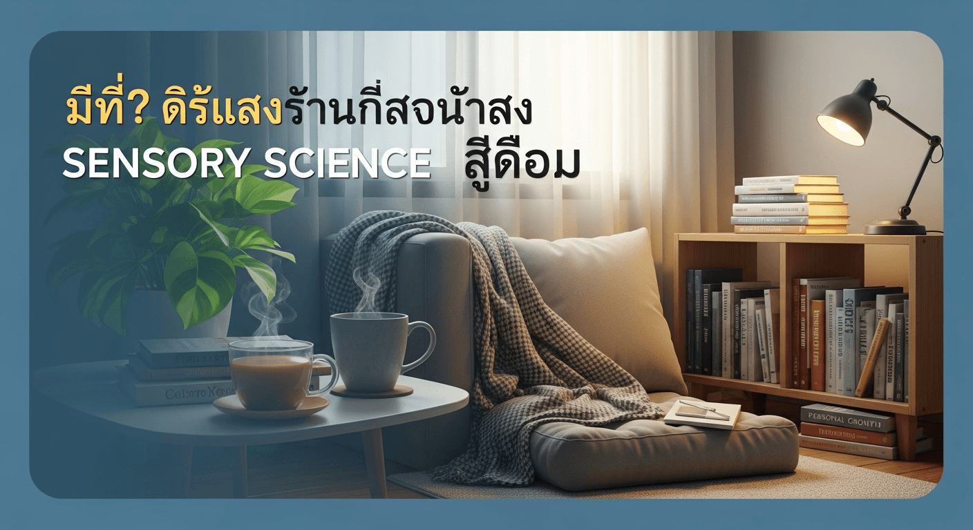 จัดมุมอ่านหนังสือยังไงให้สมองแล่น? เคล็ดลับ Sensory Science ช่วยให้จำแม่นและโฟกัสได้นานขึ้น