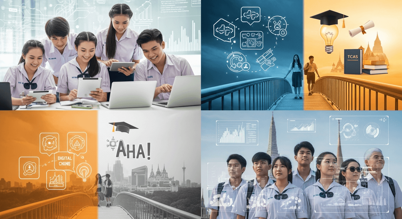 Digital Fluency: ทักษะดิจิทัลที่เด็กมัธยมไทยต้องมี ไม่ใช่แค่ใช้เป็น แต่ต้องใช้เก่งเพื่อพิชิต TCAS