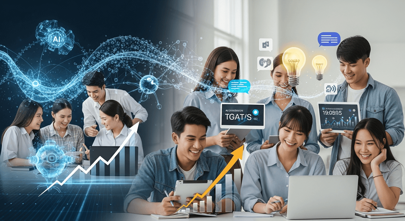 ปฏิวัติการเรียนยุคใหม่: วิธีใช้ AI ช่วยติวสอบ TGAT/TPAT และ A-Level ให้ได้คะแนนสูง