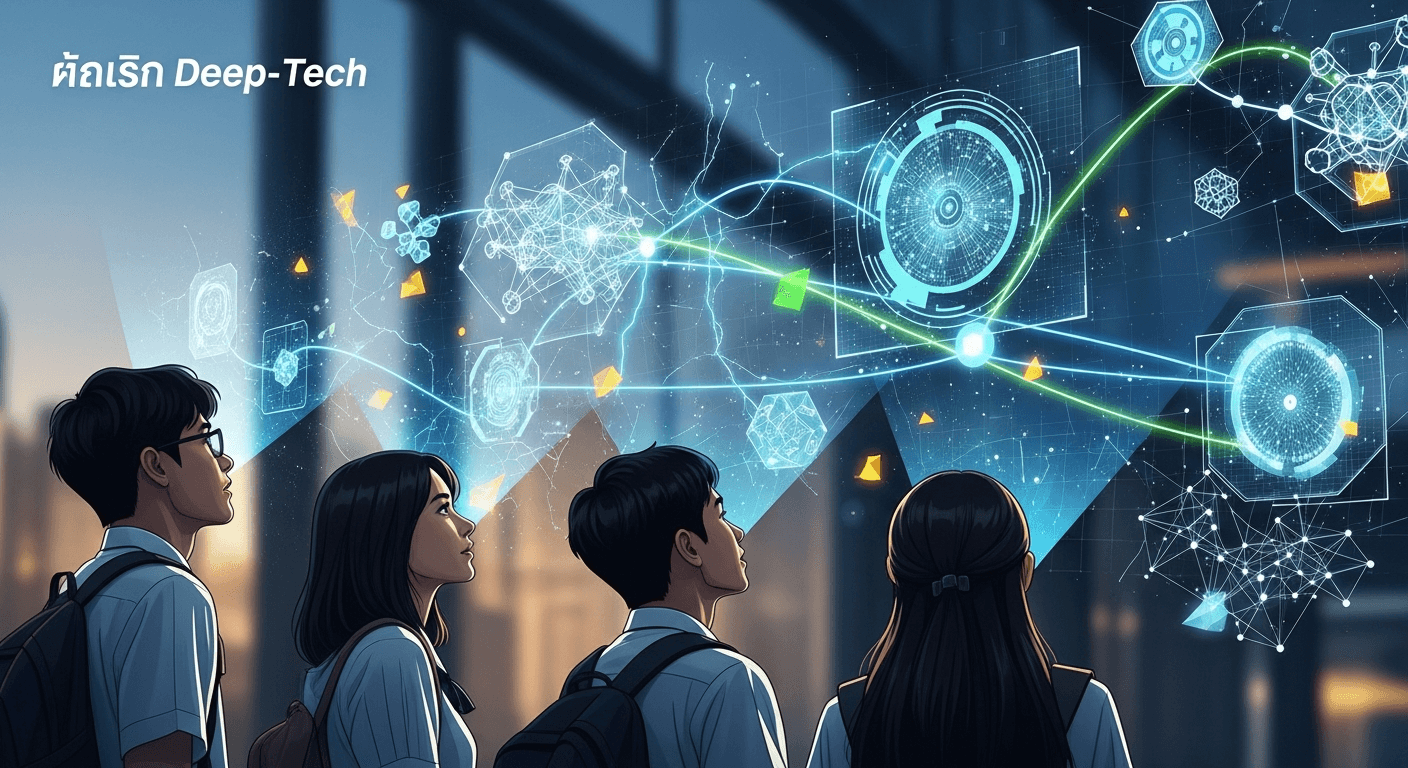 ปลดล็อกอนาคตสาย Deep-Tech: เจาะลึกเส้นทาง 'Hard Science' และวิศวกรรมเฉพาะทางที่กำลังเปลี่ยนโลก
