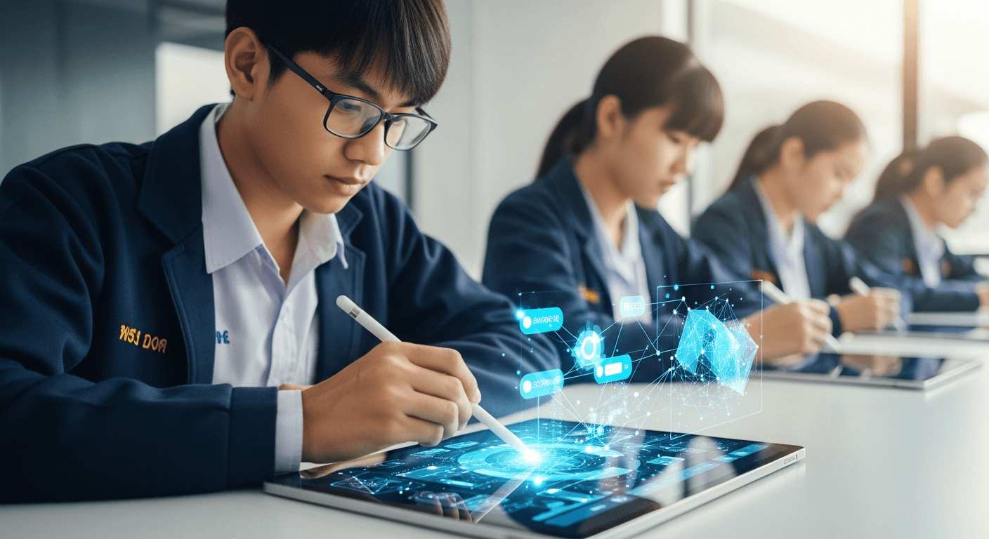 ปรับตัวสู่ยุค Digital Exam 2025: ทักษะใหม่ที่เด็กไทยต้องมีเพื่อพิชิตสนามสอบระดับโลกและ TCAS