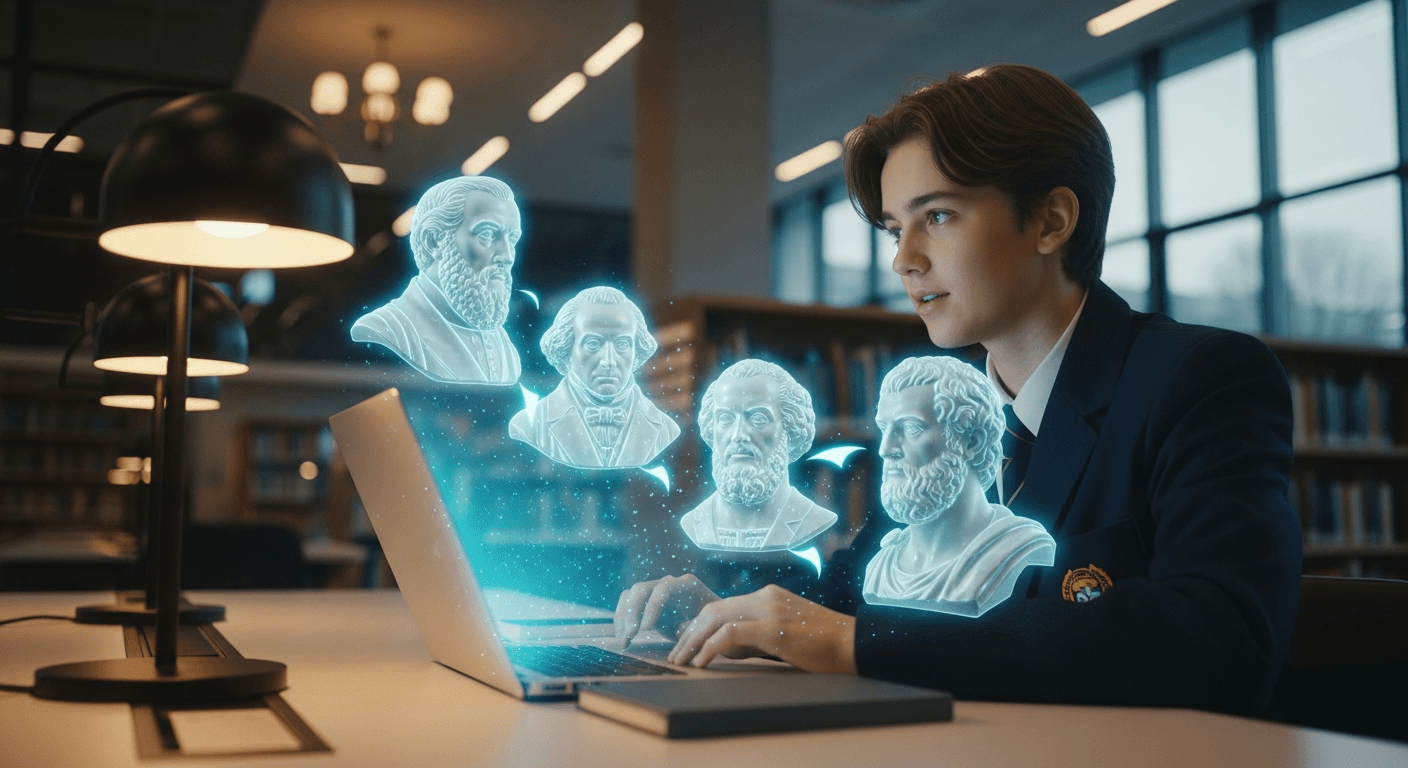 The Persona Polymath: Using AI Dialogue to Humanize Your GCSE and A-Level Revision