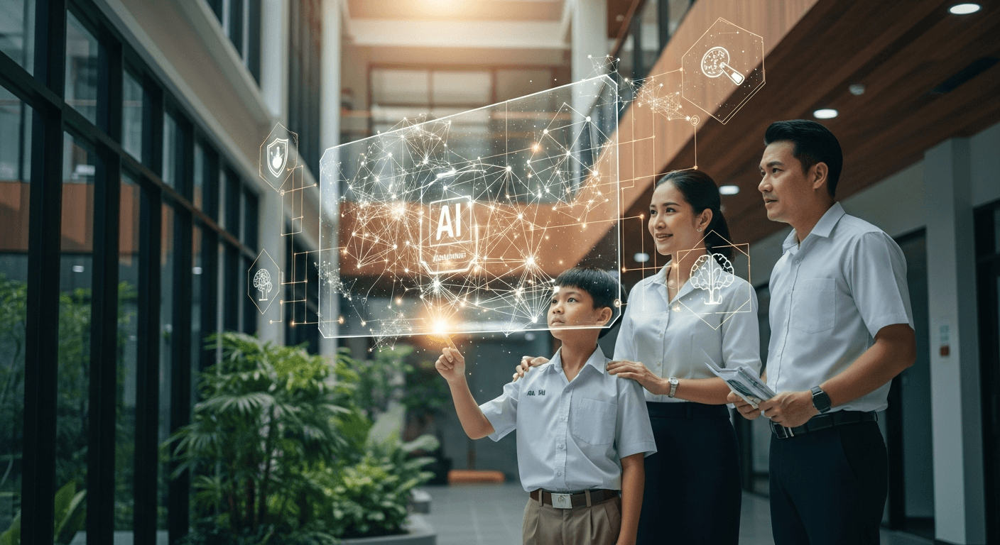 เลือกโรงเรียนมัธยมให้ลูกอย่างไรในยุค AI: เจาะลึก 'AI Roadmap' และจริยธรรมดิจิทัลที่คุณพ่อแม่ต้องรู้ก่อนสมัคร ม.1