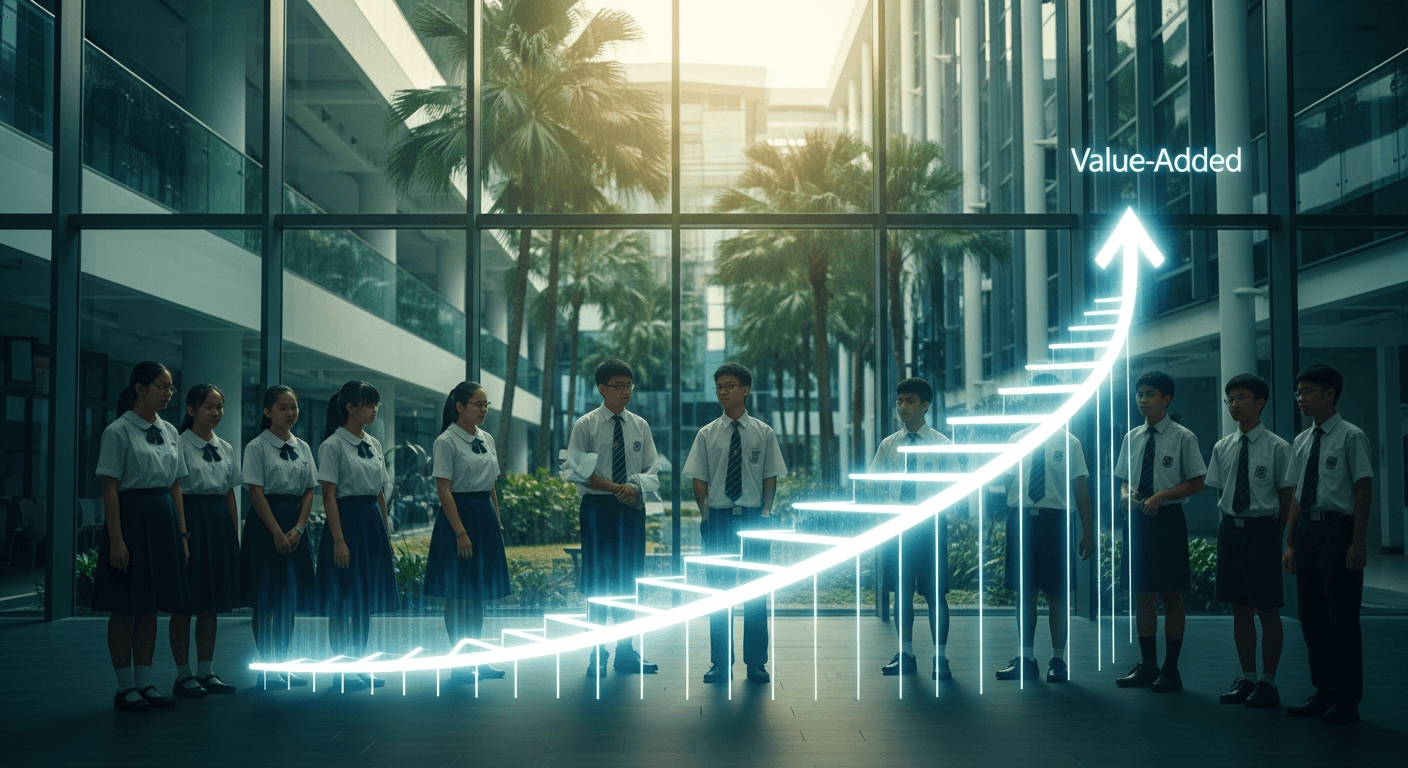 The Progress Pivot: Assessing 'Value-Added' Growth and Adaptive Support in Singapore Secondary Schools