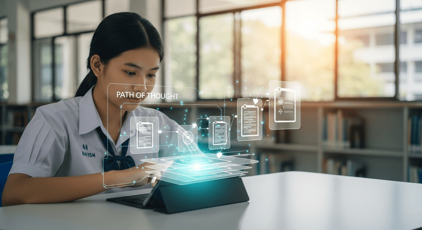 บันทึกเส้นทางความคิด: วิธีใช้ AI ทำโครงงานและ IS ให้โปร่งใสตามเกณฑ์การประเมินปี 2025