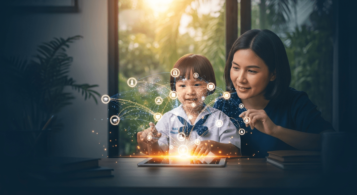 The Mastery Cartographer: ถอดรหัสสมุดพกแนวใหม่ เปลี่ยนคำชมครูให้เป็นแผนสร้างอัจฉริยะสำหรับเด็กประถมด้วย AI