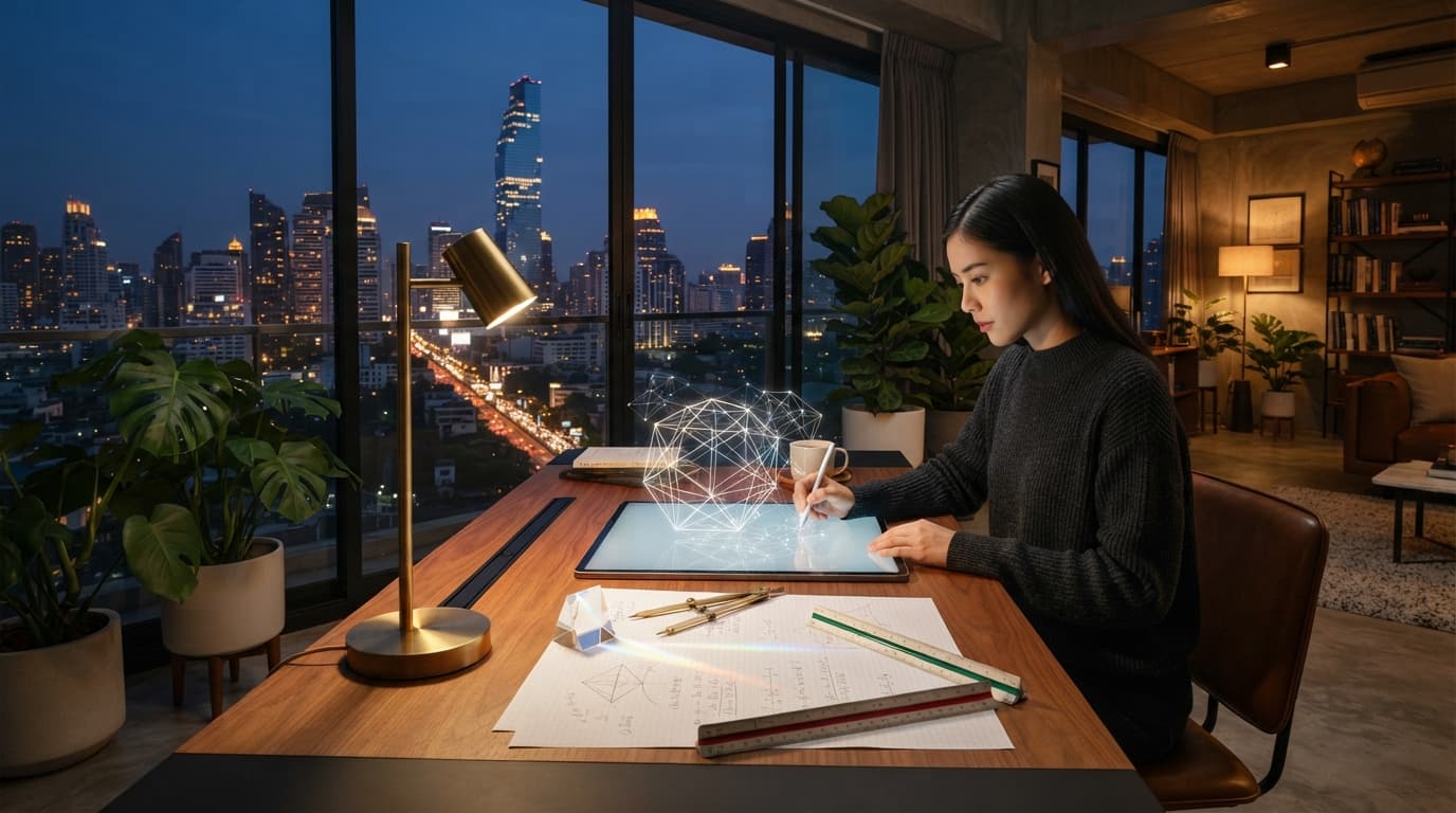 ใช้ AI ติวคณิตศาสตร์อย่างไรให้แม่นยำ: คู่มือแก้โจทย์ A-Level และ Digital SAT ขั้นต่อขั้นแบบไม่หลอน