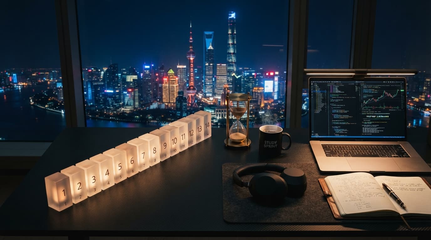 雅思两周冲刺备考计划:针对紧急DDL的14天高分提分日程表