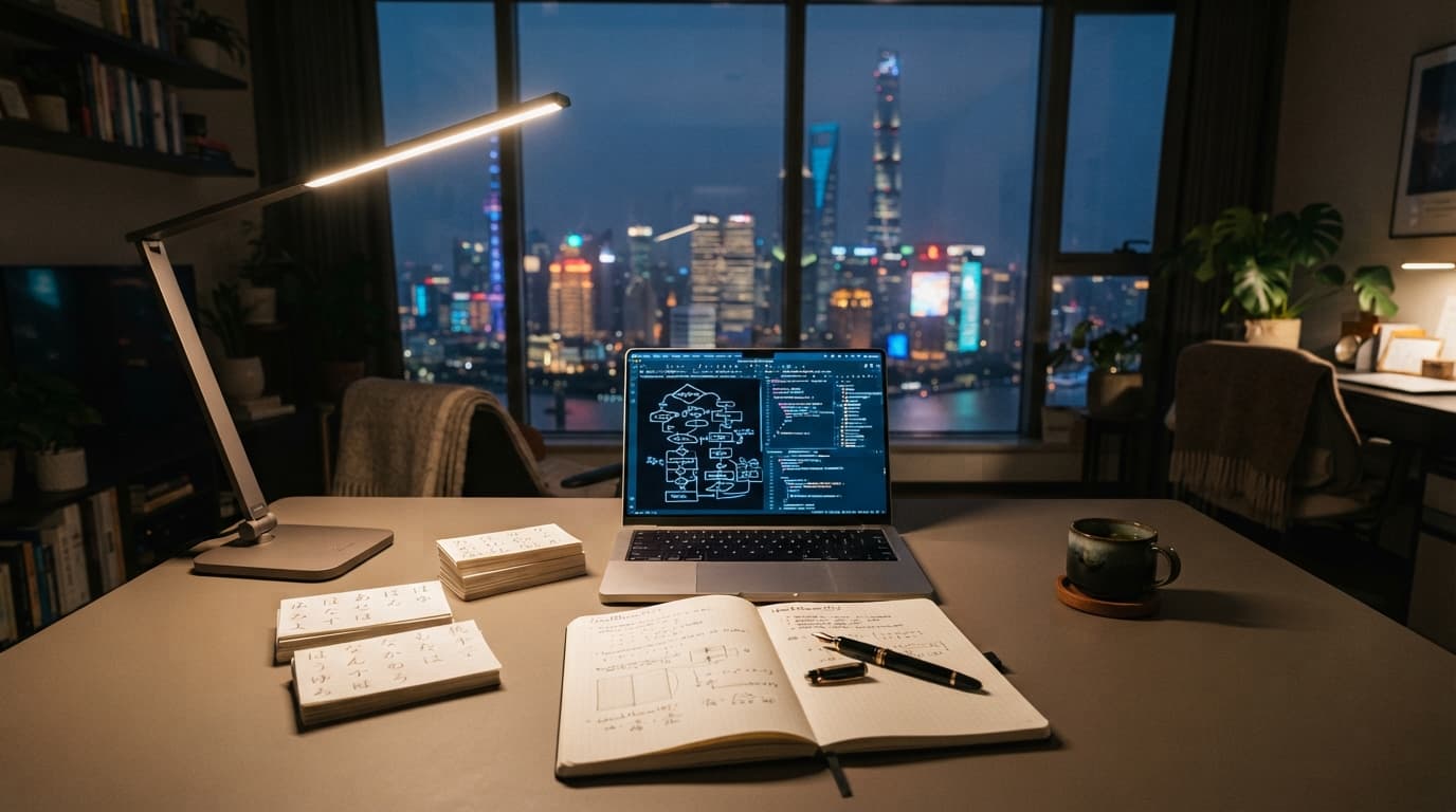 高中生如何用AI高效复习:对齐考纲的四步提示词框架与主动回忆实战指南